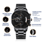 Personalized Birthday Watch for Son from Mom – Timeless Gift of Love and Style