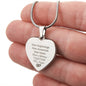 Personalized Engraved Heart Necklace Bridal Gift