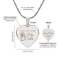My Partner In Crime My Sister Heart Necklace Gift