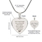 Personalized Engraved Heart Necklace Bridal Gift