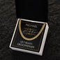 Personalized Groomsman Proposal Gift - Cuban Link Necklace With Message Card Groomsman Gift
