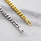 Personalized Groomsman Proposal Gift - Cuban Link Necklace With Message Card Groomsman Gift