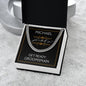 Personalized Groomsman Proposal Gift - Cuban Link Necklace With Message Card Groomsman Gift