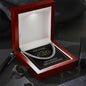Personalized Groomsman Proposal Gift - Cuban Link Necklace With Message Card Groomsman Gift