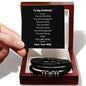 Love You Forever Bracelet Gift To Husband From Wife