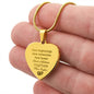 Personalized Engraved Heart Necklace Bridal Gift