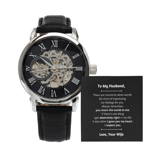 Timeless Love Husband Watch Gift