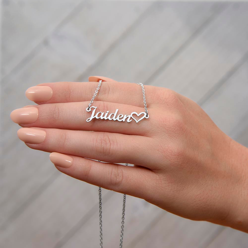 Personalized Graduation Gift - Customised Name Necklace For Daughter